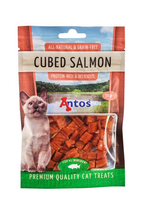Cat Treats Cubed Salmón